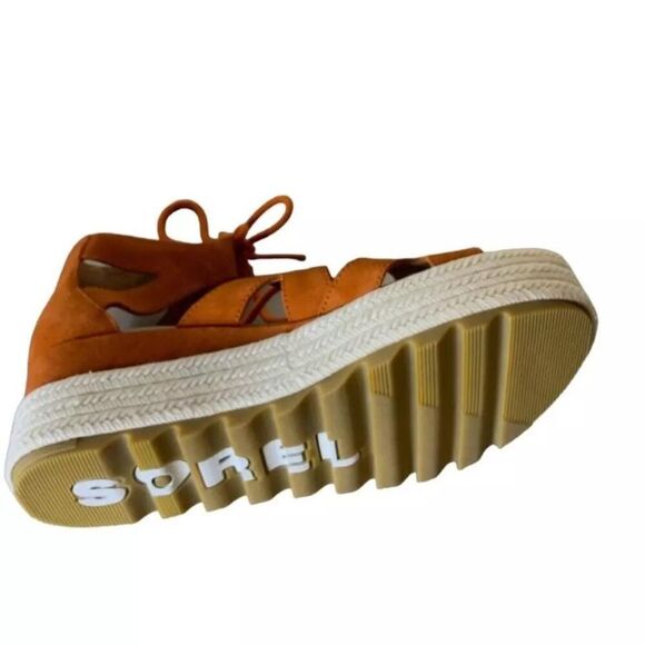 Sorel Cameron Shoes Womens Size 9.5 Lace Up Gladiator Sandals Flat Casual Summer - Picture 12 of 14